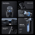 Refrigeration Handheld Turbo Fan Mini Portable Hand Fan, USB Rechargeable Personal Fan, Small Pocket Fan
